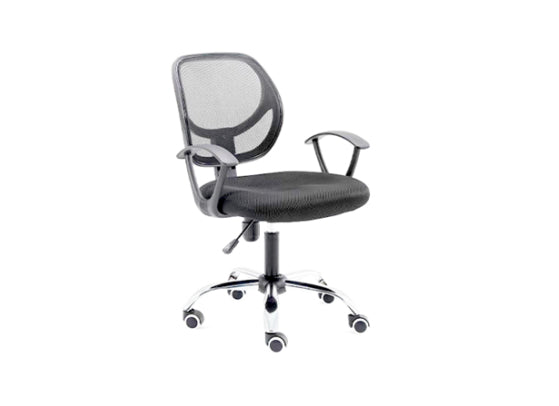 Silla Secretarial NEXTEP NE-650S Altura Ajustable y Reclinable Giratoria y Cromada - Color Negro Silla Secretarial NEXTEP NE-650S Altura Ajustable y Reclinable Giratoria y Cromada - Color Negro